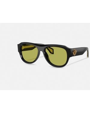 Versace Lucian Pilot Sunglasses - Green