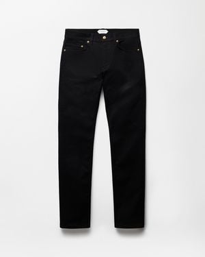 Versace Bestickte Slim-Jeans - Schwarz