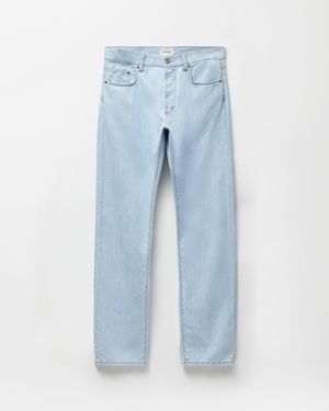 Versace Straight Chambray Jeans - Blue