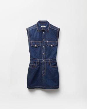 Versace Denim Mini Dress - Blue