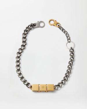 Versace Chains Keychain - Metallic