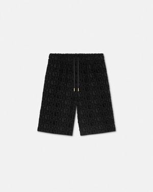 Versace I Baroque Bermuda Shorts - Black