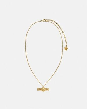 Versace Gianni Ribbon Necklace - White