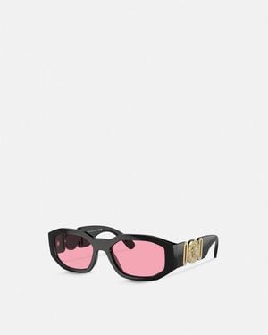Versace Lunettes De Soleil Medusa Biggie - Blanc