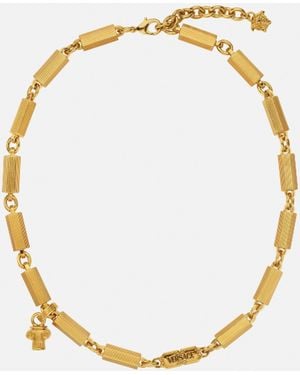 Versace Column Necklace - Metallic