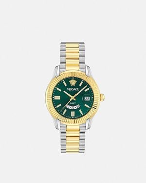 Versace Montre Apodis - Métallisé