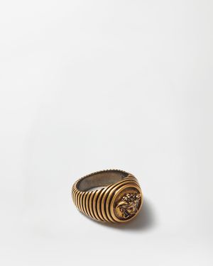 Versace Medusa Ring - Metallic