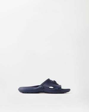 Versace Nettuno Rubber Slides - Blue