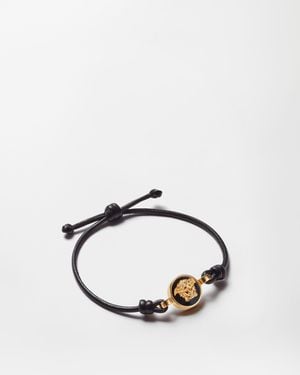 Versace Medusa Leather Bracelet - Multicolour
