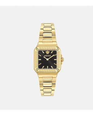 Versace Greca Edge Watch - Metallic