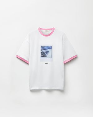 Versace Printed Cotton-Jersey T-Shirt - White