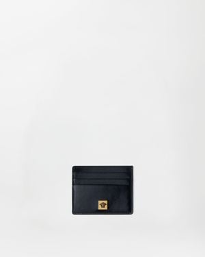 Versace Severine Leather Card Holder - White