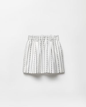 Versace Jacquard Cotton-Silk Skirt - White