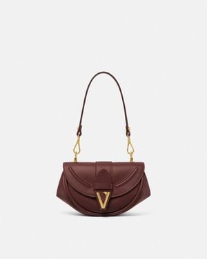 Versace Virtus Small Shoulder Bag - White