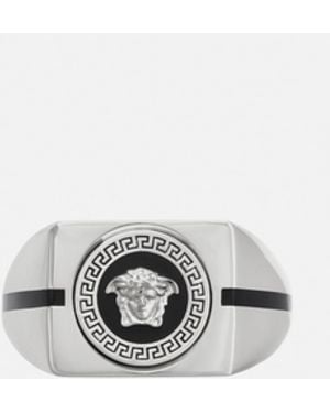 Versace Icon Anillo - Blanco