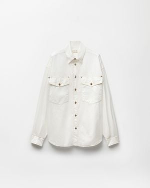 Versace Camicia Loose - Bianco