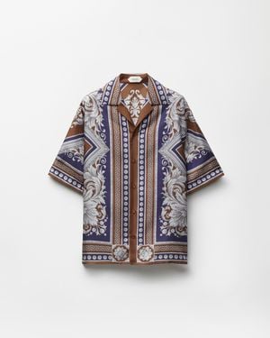 Versace Camicia Regular - Blu