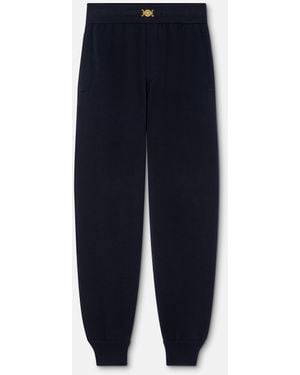 Versace Pantalon De Survêtement En Cachemire Mélangé - Bleu
