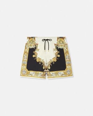 Versace Bermuda Da Mare Coral Theatre - Metallizzato