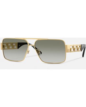 Versace Occhiali Da Sole Navigator Greca - Multicolore