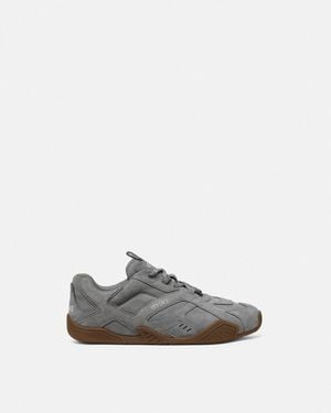 Versace Suede Galaxia Sneakers - White