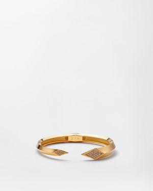 Versace Blade Kristall-Choker - Natur