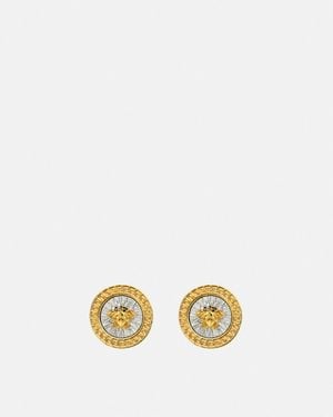 Versace Puces D'Oreilles Icon Avec Cristaux - Métallisé