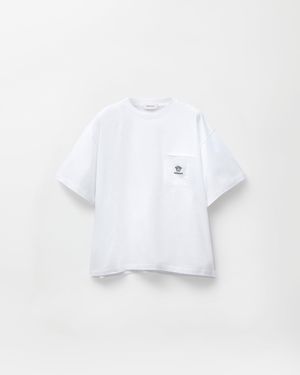 Versace Embroidered Cotton-Jersey T-Shirt - White
