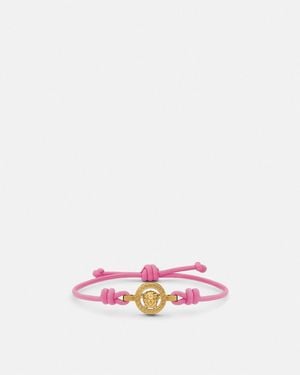 Versace Medusa '95 Leather Bracelet - White