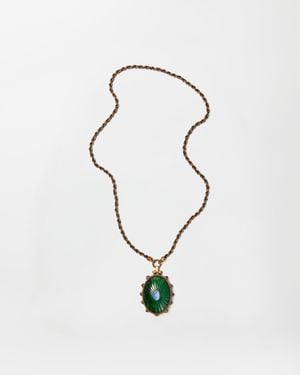 Versace Tivoli Collana Lunga - Blu