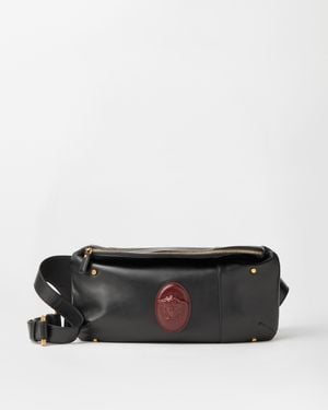 Versace Lou Riñonera De Napa - Negro