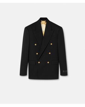 Versace Wool Blazer - Black
