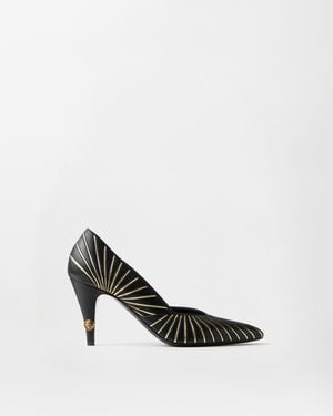 Versace Gianni Nappa Pumps 90 Mm - White