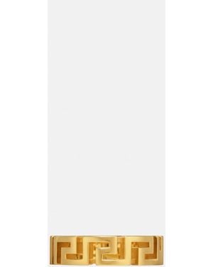 Versace Greca Ring - Metallic