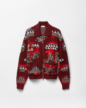 Versace Cardigan - Rosso