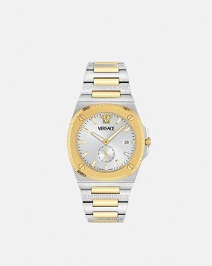 Versace Tolomeo Watch - Metallic