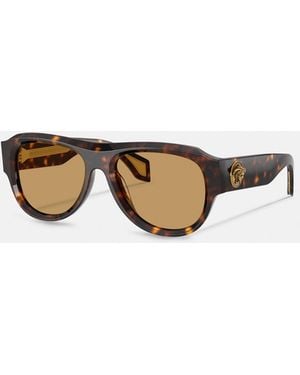 Versace Lucian Pilot Sunglasses - White
