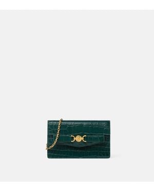 Versace Medusa '95 Pochette Effet Croco - Vert