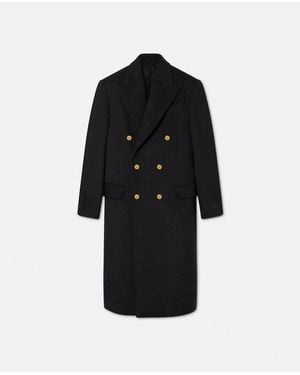 Versace Caban De Lana - Negro