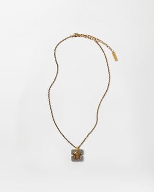 Versace Sigillo Necklace - White