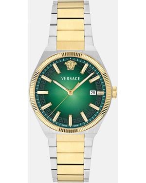 Versace Reloj V-Leo - Azul