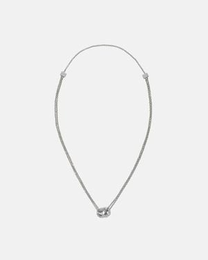 Versace Greca Necklace - White