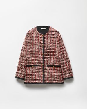 Versace Tweed Jacket - Red