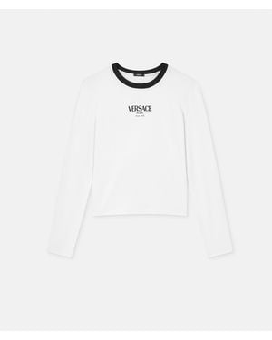 Versace Stretch Viscose-Jersey T-Shirt - White