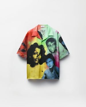 Versace Printed Silk Twill Shirt - Multicolour