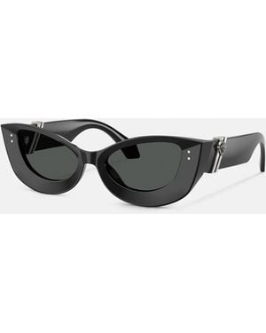 Versace Peggy Cat-Eye Sunglasses - White
