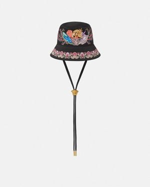 Versace Coral Theatre Bucket Hat - White