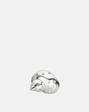 Versace Crystal Icons De La Mer Ring - White