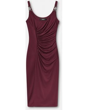 Versace Draped Dress - Red