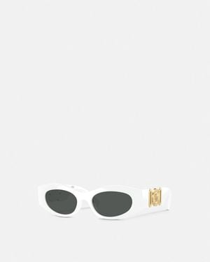 Versace Gafas De Sol Cat Eye Medusa Biggie - Blanco